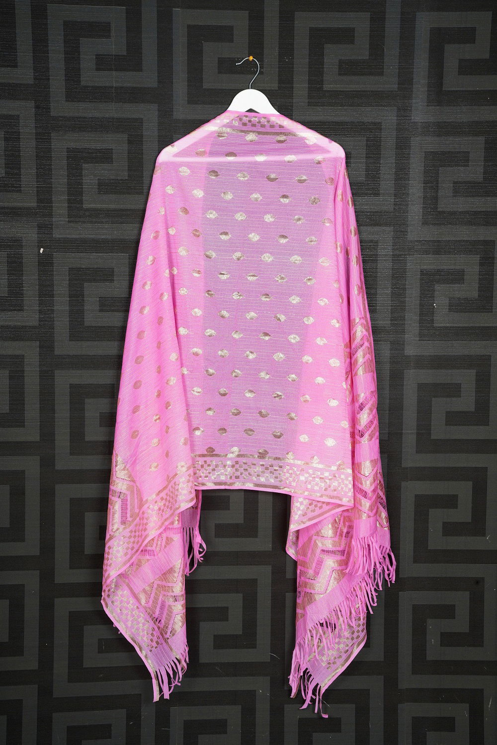 Russle Net 2 Latest Fancy Designer Festive Wear Heavy Dupatta Collection